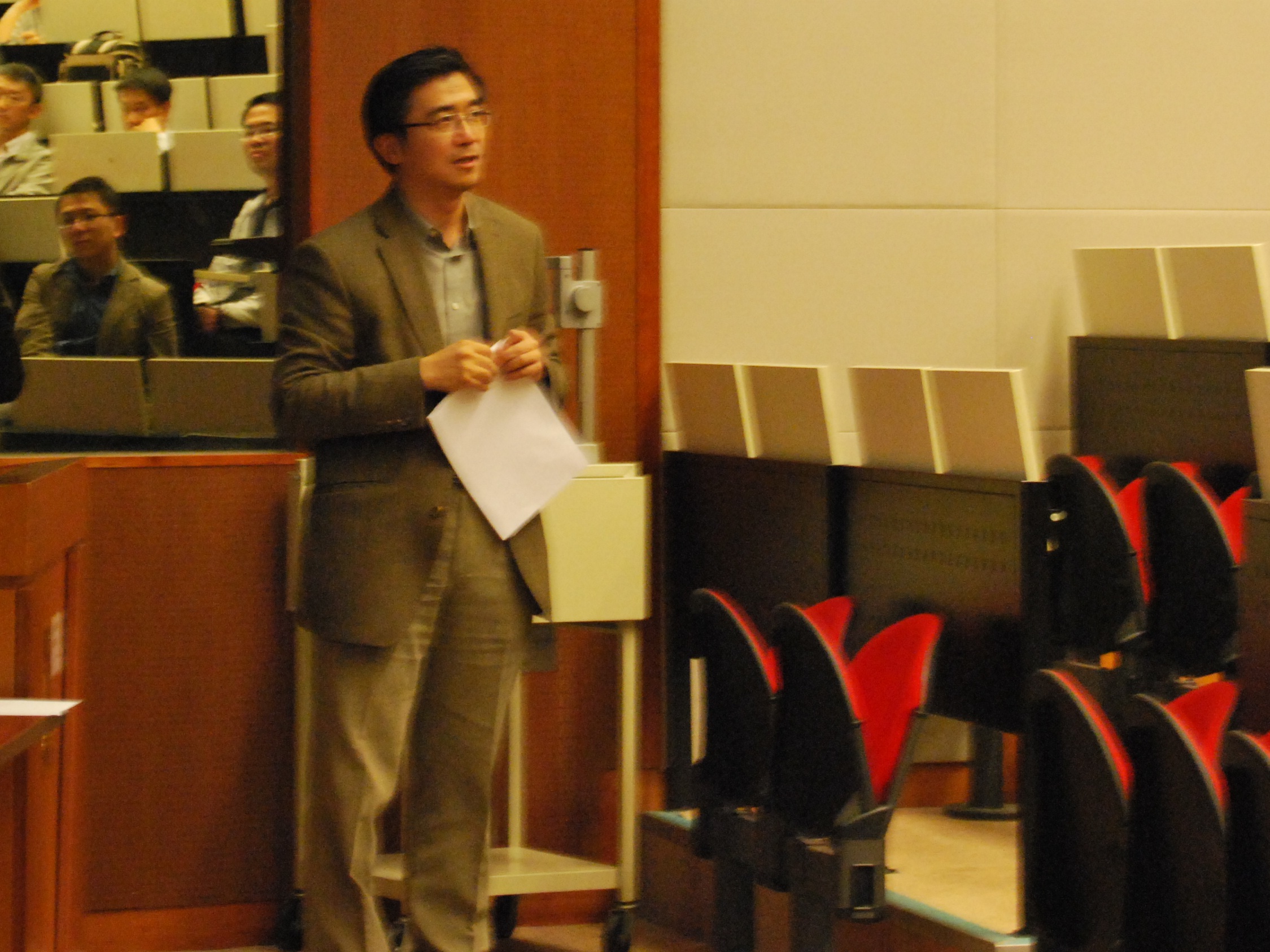 hkms007 Prof. Tao Tang, President of HKMS, chaired the Annual General Meeting